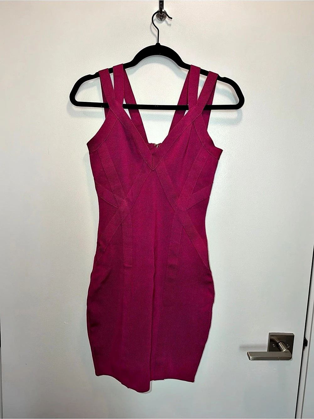 GUESS SL Multi Strap Mirage Bandage Dress M
